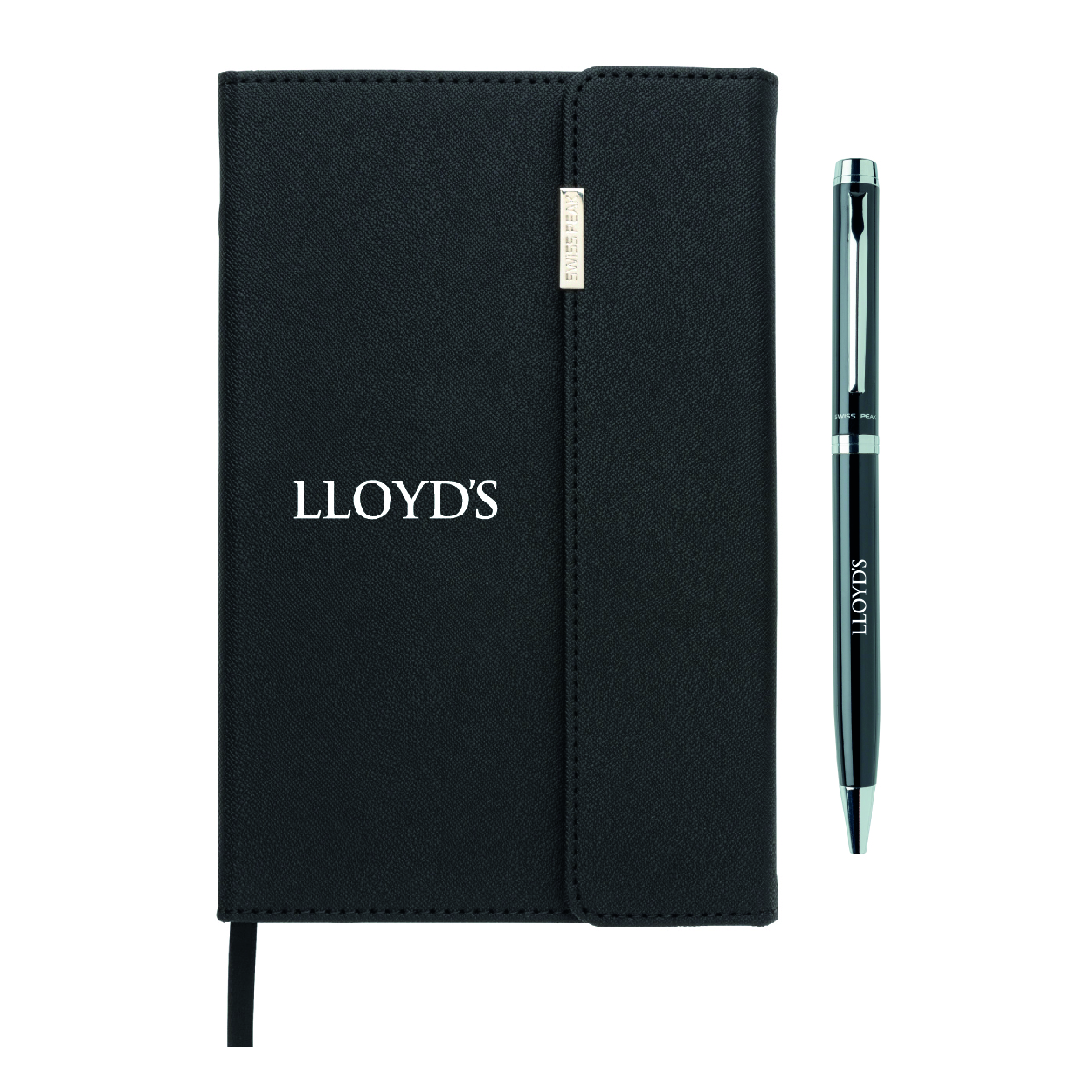 Swiss Peak Deluxe A5 Notebook and Pen Set